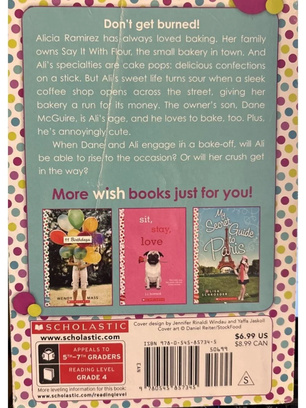 Cake Pop Crush By Suzanne Nelson Scholastic Paperback 2013 Recipes Included
